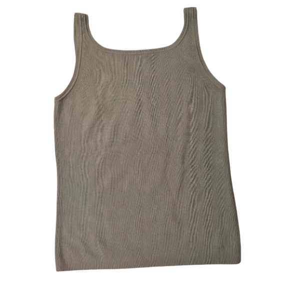 Banana Republic Cashmere Grey Tank Top sz Medium - Picture 2 of 3